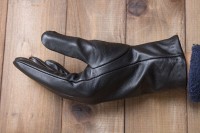 Женские сенсорные кожаные перчатки Shust Gloves 943s2