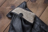 Женские сенсорные кожаные перчатки Shust Gloves 941s2