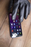 Мужские сенсорные кожаные перчатки Shust Gloves 932s3