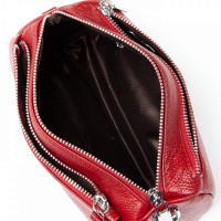 Молодежный клатч из кожи ALEX RAI BM BM 88083-4 bordo