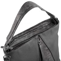 Сумка женская кожзам LASKARA LK-10252-silver-snake