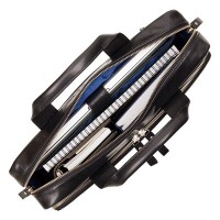 Мужская кожаная сумка с RFID защитой Visconti ml31 blk