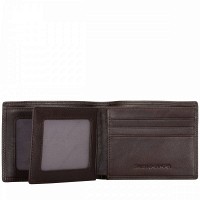 Кожаный мужской кошелек Smith and Canova 28589 Bowgett (Brown)