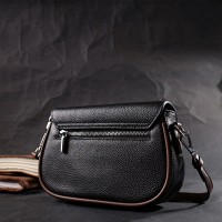 Молодежная женская кожаная сумка через плечо Vintage 22441 