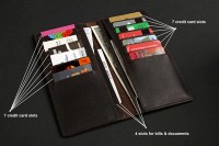 Мужской кожаный бумажник SHVIGEL 13789