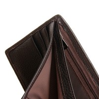 Мужской кожаный кошелек BE BRETTON 208-0613 brown