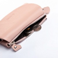 Женский кожаный кошелек Bright DR. BOND WS-239 pink