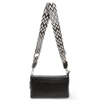 Женский молодежный кожаный клатч ALEX RAI 3092-1 black