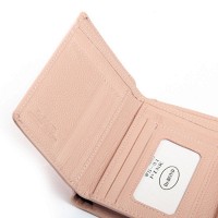 Женский кожаный кошелек Bright DR. BOND WS-31 pink