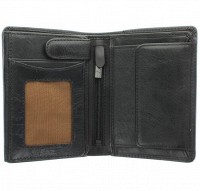 Мужской бумажник Visconti TSC44 Lucca (Black) с защитой RFID