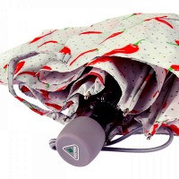 Механический женский зонт Fulton Superslim-2 L553 Hot Chilies (Горячие чили)