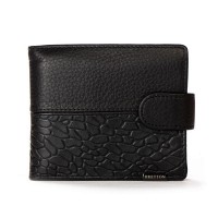 Мужской кожаный кошелек BE BRETTON 408L black