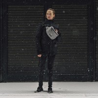 Поясная сумка GIN SNAP меланж светло-серый (snaplgr)