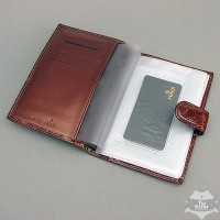 Женская обложка кожаная для автодокументов
