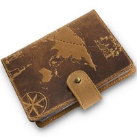 Картхолдер из кожи HiArt CH-06 Shabby Dingo 7 wonders of the world