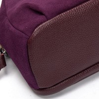 Женская замшевая сумка ALEX RAI 99125 bordo