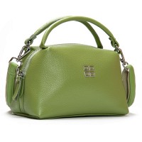 Женский молодежный кожаный клатч ALEX RAI F-5504 apple green