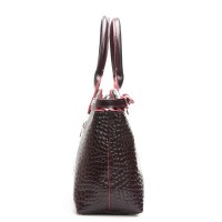 Женская кожаная сумка ALEX RAI 00108 bordo