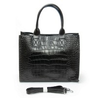 Женская кожаная сумка через плечо ALEX RAI 8804 black