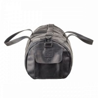 Дорожная черная кожаная сумка Grande Pelle 11046 