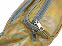 Сумка на пояс голограмная Loren SS113 золотая