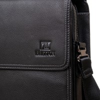 Мужская кожаная сумка через плечо BRETTON 1645-3 black