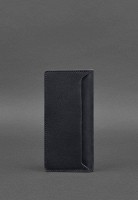 Кожаное портмоне-купюрник BlankNote 11.0 темно-синее Crazy Horse BN-PM-11-NN