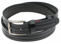 Мужской кожаный ремень под джинсы Skipper 1296-38