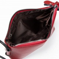 Молодежный клатч из кожи ALEX RAI 6003 bordo