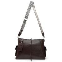 Женская кожаная сумка классическая ALEX RAI 91008-9 brown