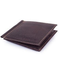 Кожаный зажим для купюр DNK LEATHER DNKGC2-MH-brown