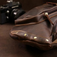 Мужская кожаная сумка через плечо Vintage 20373