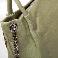 Женская кожаная сумка ALEX RAI 8918-9 olive