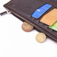 Мужской кожаный кошелек KARYA 21421