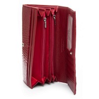 Женский лаковый кожаный кошелек PE DR. BOND PEW501 red