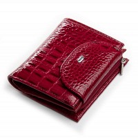 Женский лаковый кожаный кошелек PE DR. BOND PEW44-1 red