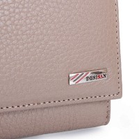 Женский кожаный бежевый кошелек DESISAN SHI057-283