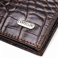 Мужской кожаный кошелек  CANPELLINI 21871 