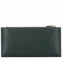 Кожаный женский кошелек Smith and Canova 26801 Althorp (Green-Brown)