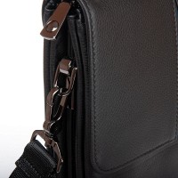 Мужская кожаная сумка через плечо BRETTON 5299-4 black