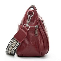 Женская кожаная сумка классическая ALEX RAI 2048-9 red