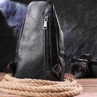 Мужская кожаная сумка-слинг Vintage 21284 