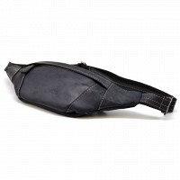 Мужская кожаная сумка бананка, сумка напоясная LIMARY Lim-525RA