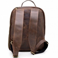 Кожаный коричневый рюкзак TARWA rc-3072-3md