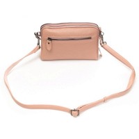 Женский молодежный кожаный клатч ALEX RAI 99084 pink
