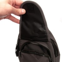 Мужская тканевая сумка-слинг Lanpad 0936 grey бол