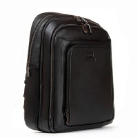 Мужской рюкзак кожаный BRETTON 1650-16 black
