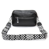 Женский молодежный кожаный клатч ALEX RAI 3803 black