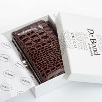 Женский лаковый кожаный кошелек PE DR. BOND PEW214 brown