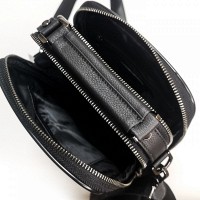 Мужская кожаная сумка через плечо BRETTON 439-6 black